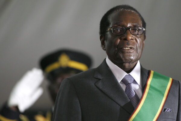 Robert Mugabe, voormalig president en dictator van Zimbabwe
