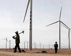 Schone elektronen: windmolens in China
