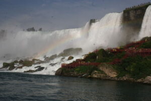 Niagara Falls met regenboog